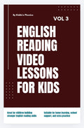 English Reading Video Lessons with Phonics for Kids — Vol. 3