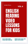 English Reading Video Lessons with Phonics for Kids – Vol. 4