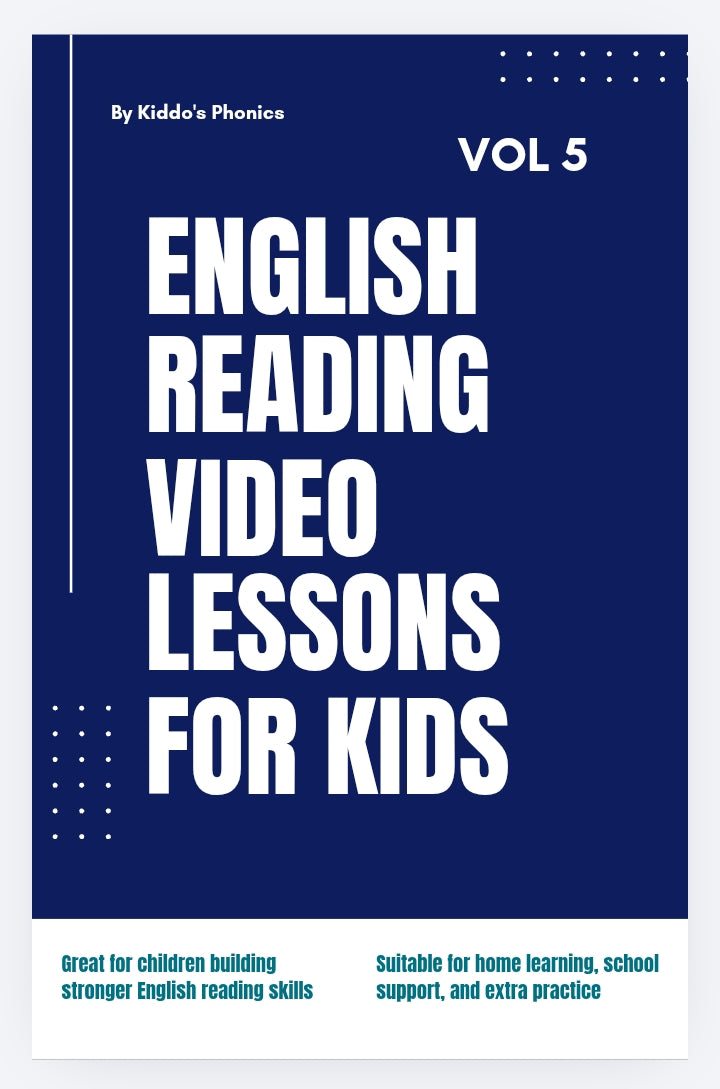 English Reading Video Lessons with Phonics for Kids — Vol. 5